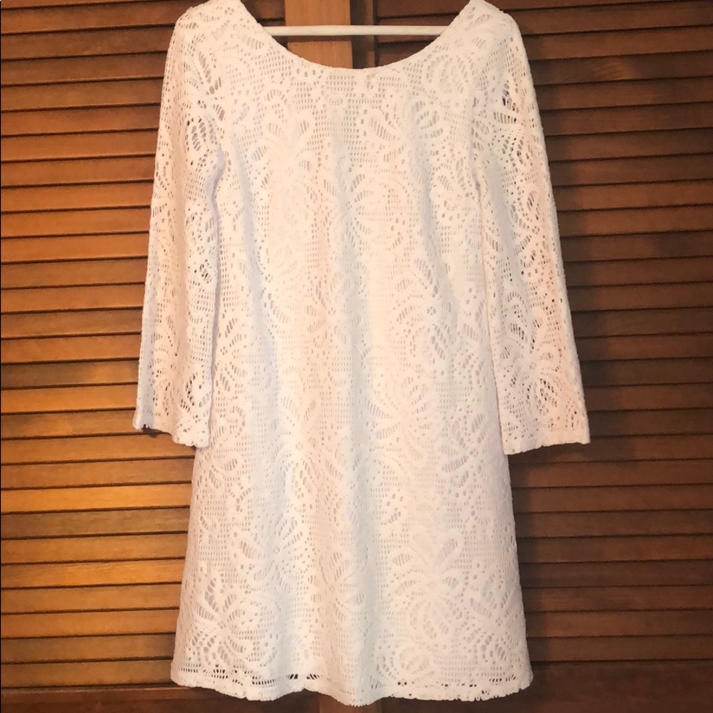 BARELY WORN White Lace Lilly Pulitzer Dress
